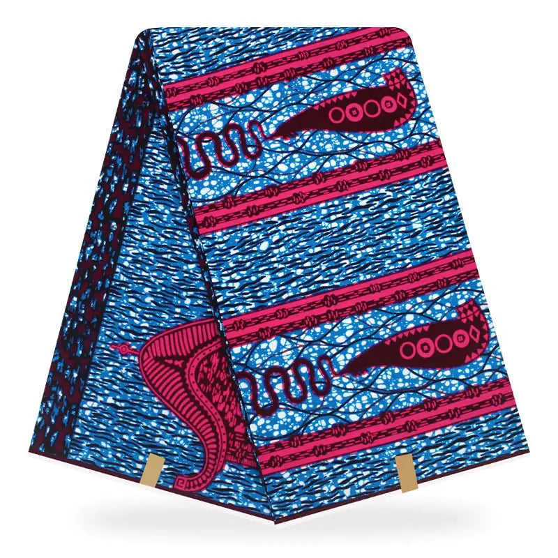 African Wax Print Cotton Fabric - Customizable Design