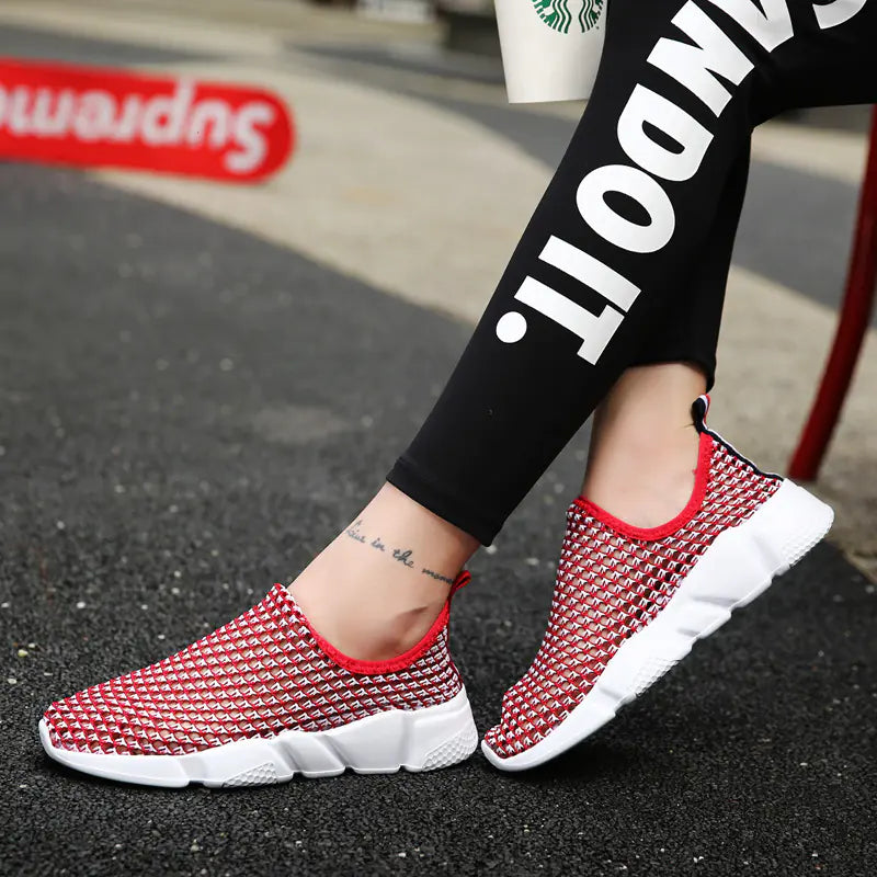 Men's Casual Mesh Sneakers - Breathable Running Shoes