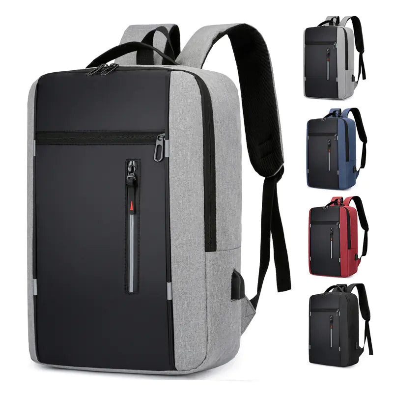 Men's Multi-Functional USB Charging Backpack (Large Capacity)